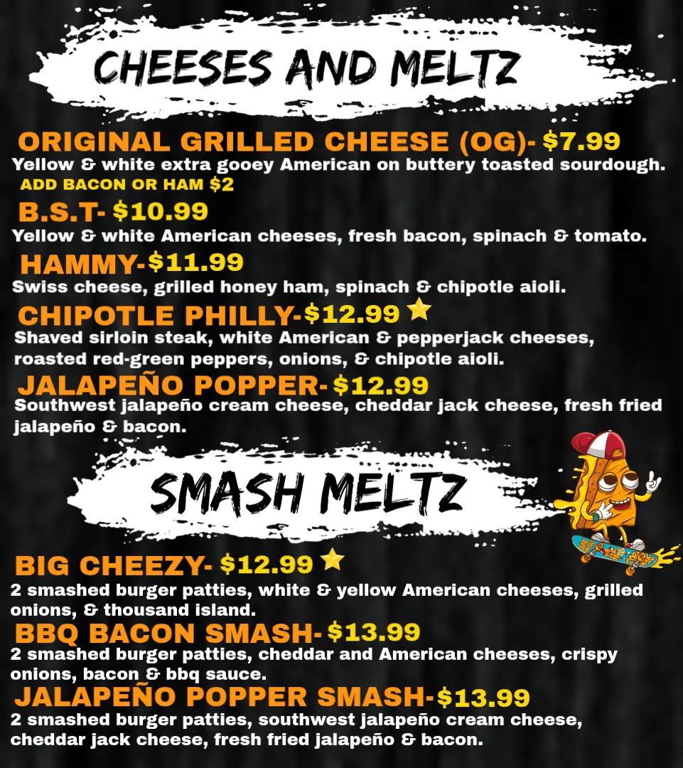 Rockford restaurant - Cheezy's Grilled Cheeses